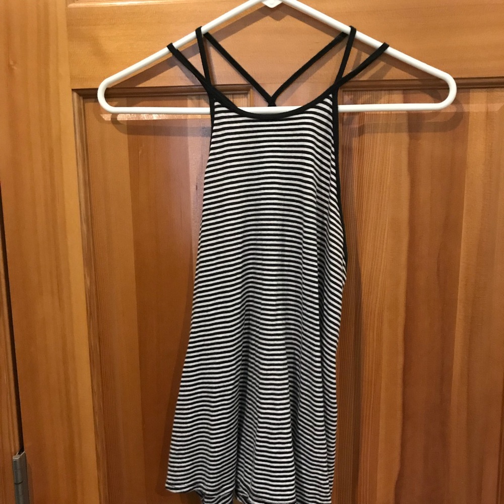 Strappy striped Hollister tank top